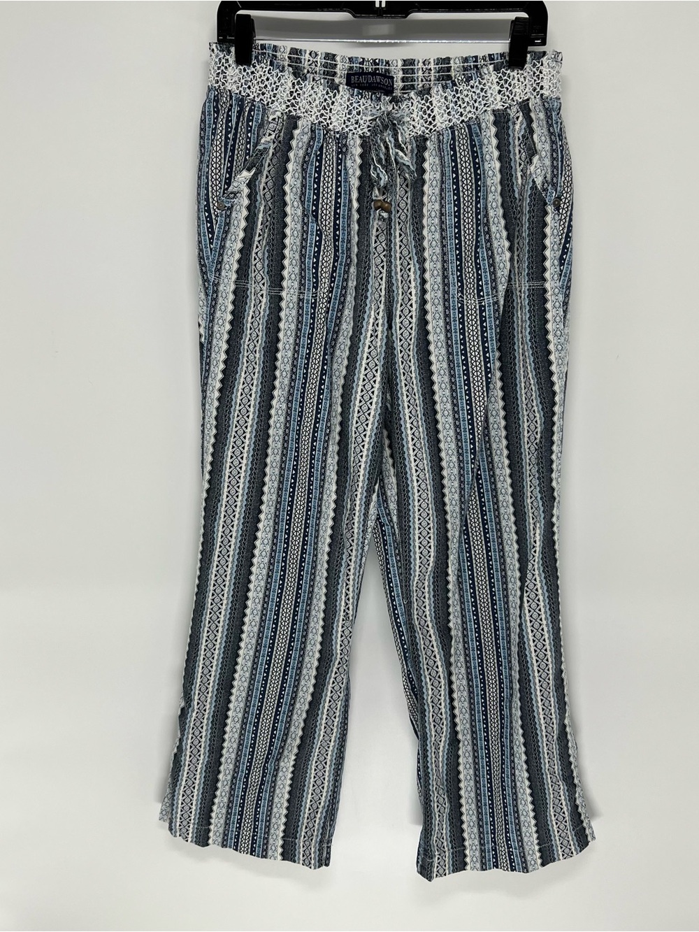 Beau/dawson linen blend boho pants women’s XL